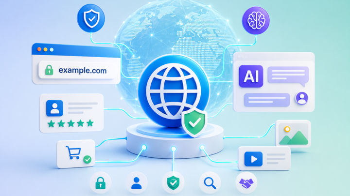 How Domains Anchor Trust in the AI-Driven Web-web