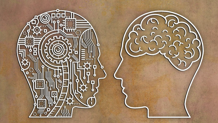 Human brain and mechanical brain